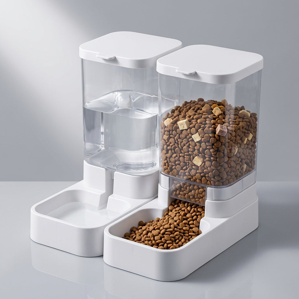 Automatic Pet Feeder with Water Dispenser