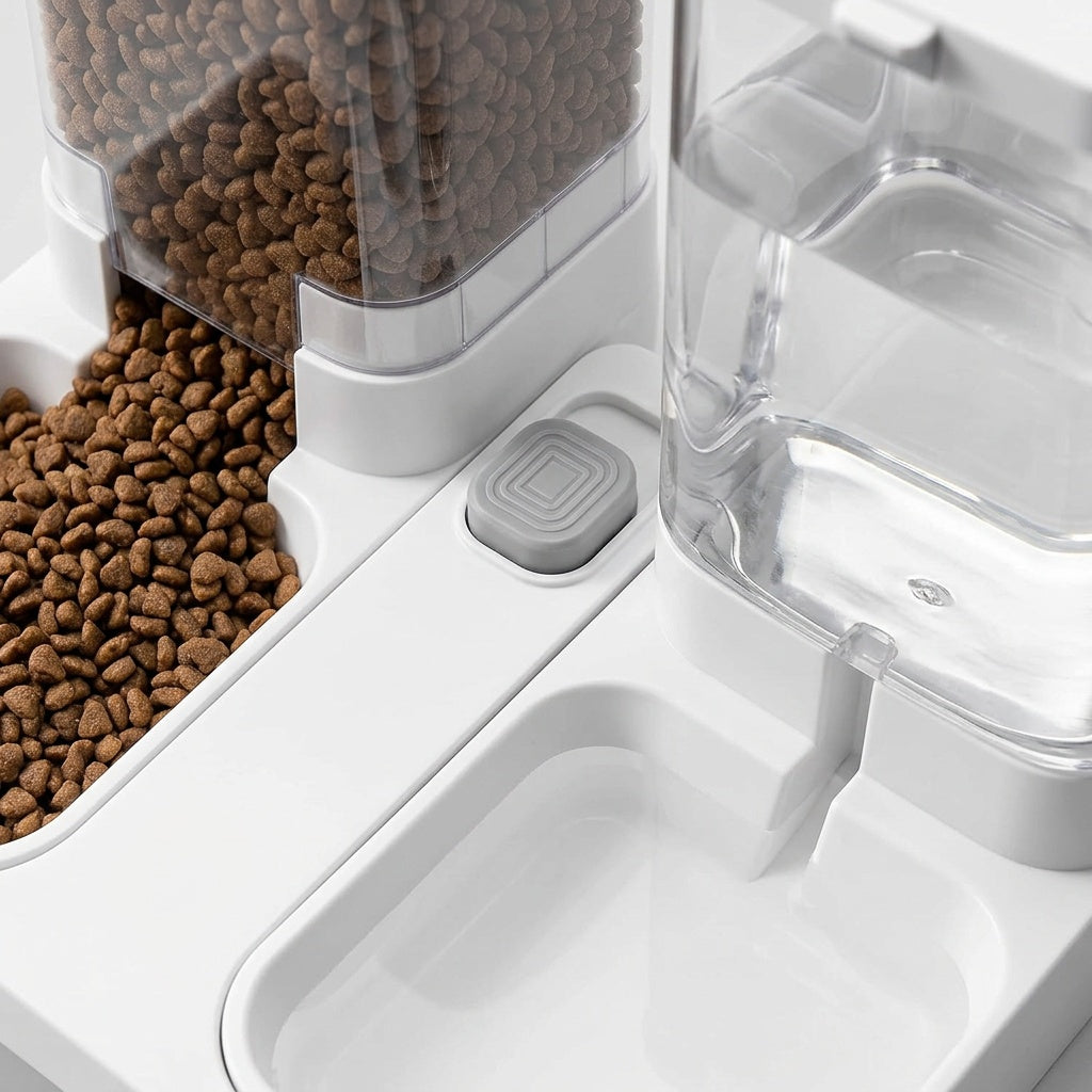 Automatic Pet Feeder with Water Dispenser
