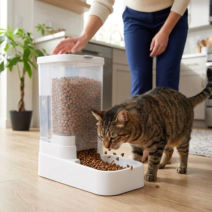 Automatic Pet Feeder with Water Dispenser