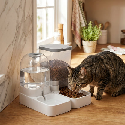 Automatic Pet Feeder with Water Dispenser